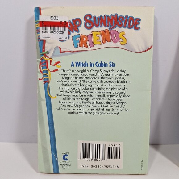 Camp Sunnyside Friends Books A Witch In Cabin Six Erin And The Movie Star 7 10 - Picture 4 of 11